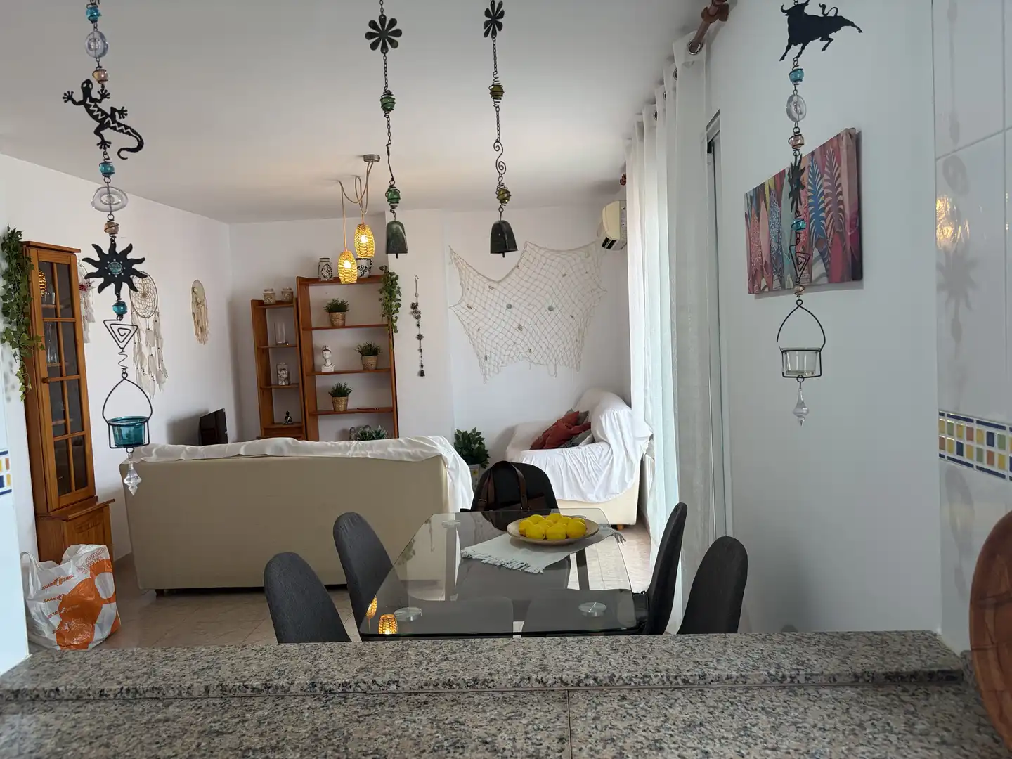 Living room of Attic for rent in Moncofa  with Air Conditioner, Heating and Terrace
