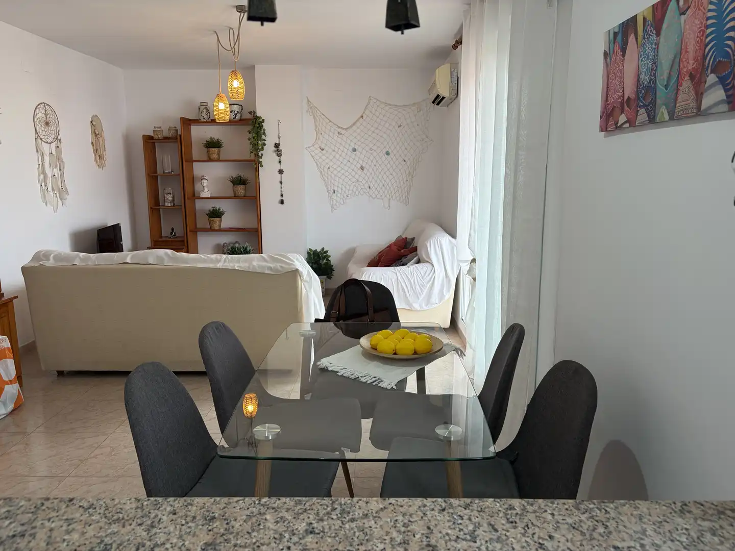 Dining room of Attic for rent in Moncofa  with Air Conditioner, Heating and Terrace