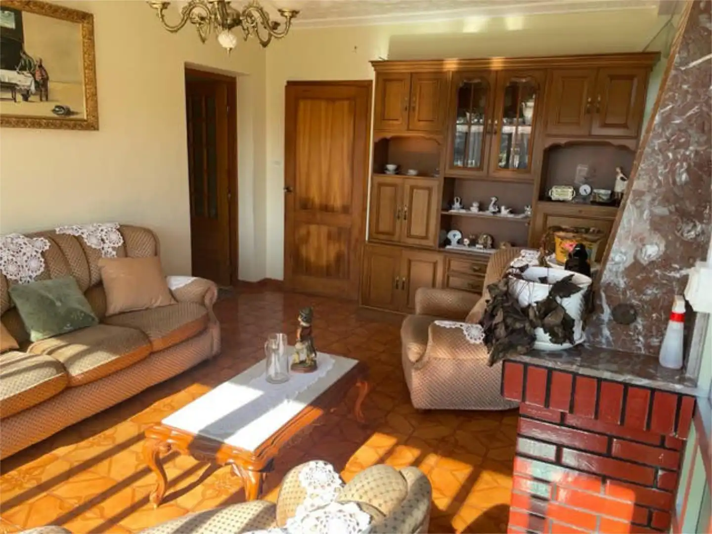 Casa adosada en venta en San Amaro Sala de estar de Casa adosada en venta en San Amaro con Calefacción, Jardín privado y Terraza