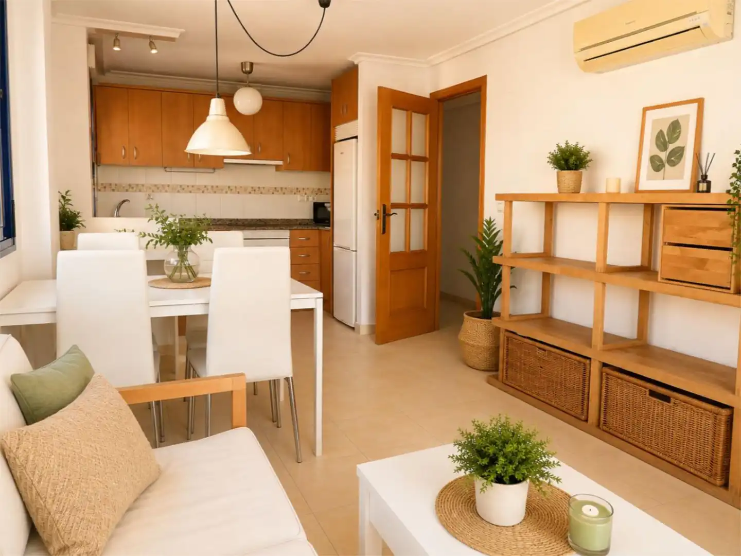 Piso en venta en Calle Marcelina, 63, Nueva Torrevieja Cocina de Piso en venta en Torrevieja con Aire acondicionado, Terraza y Piscina