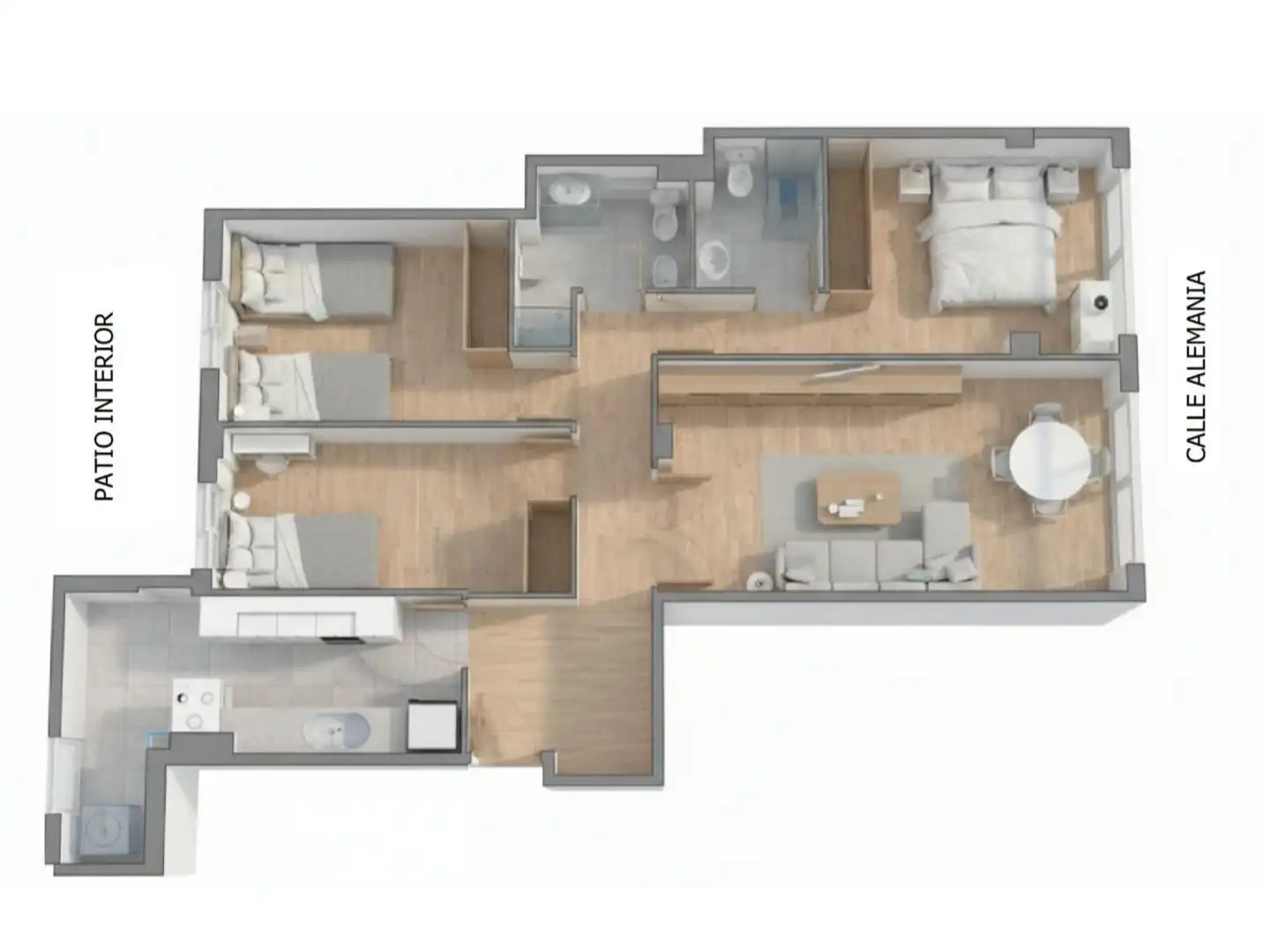 Piso en venta en Calle Alemania, 16, Ensanche Centro - Puerto Piso en venta en Málaga Capital con Aire acondicionado