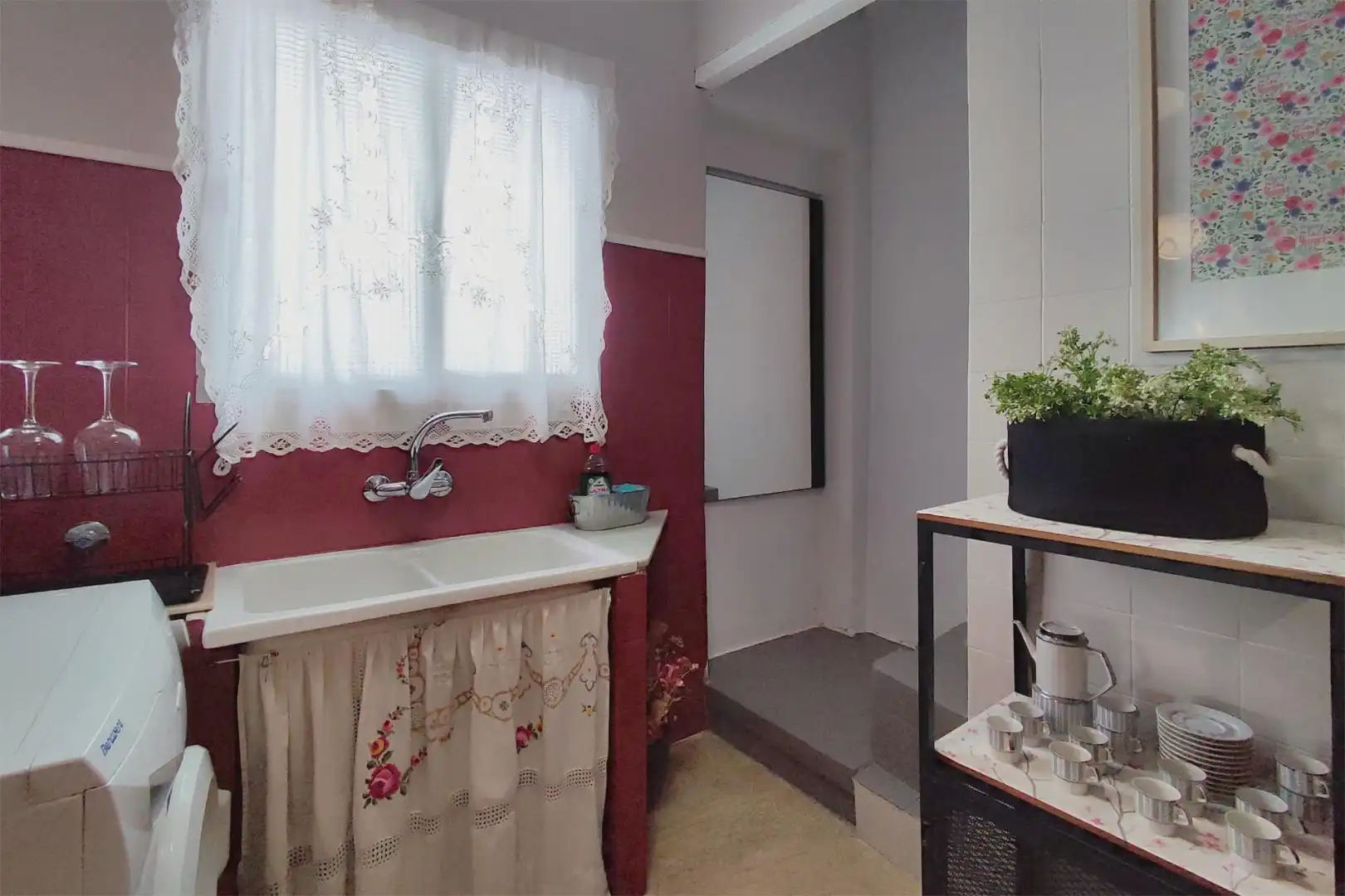 Baño de Casa adosada en venta en Bolbaite con Terraza, Amueblado y Lavadora