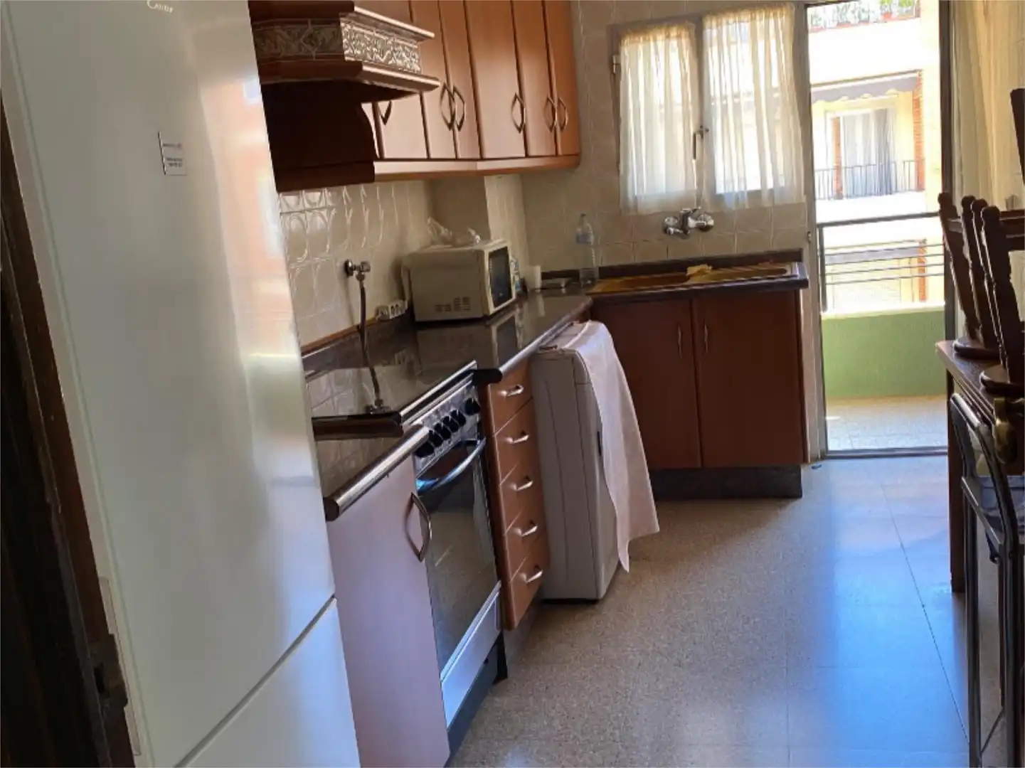 Küche von Wohnung zum Verkauf in Alcoy / Alcoi mit Klimaanlage und Balkon