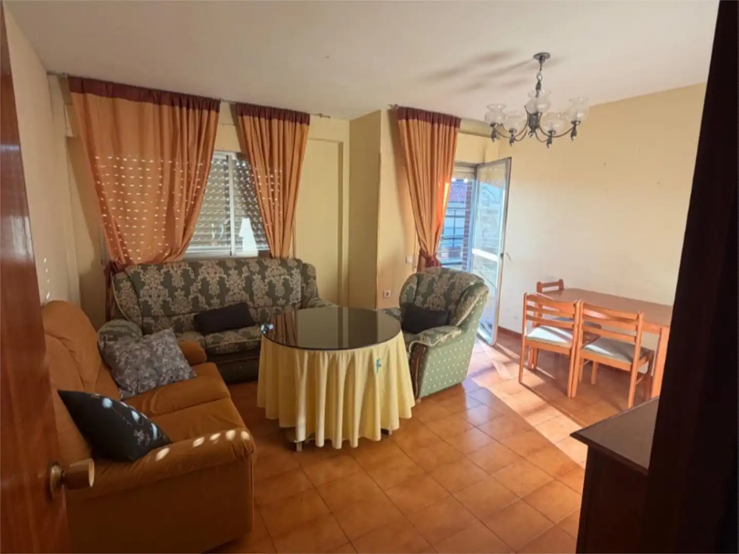 Flat for sale in Calle Francisco Juárez Molina, 4, Madroñera Living room of Flat for sale in Madroñera with Air Conditioner, Storage room and Furnished