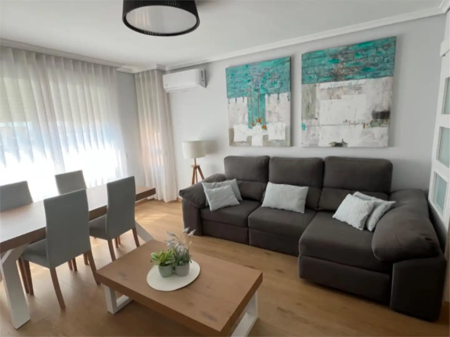Wohnung zum Verkauf in Carrer de Santa Teresa, 14, Sant Joan de Moró Wohnzimmer von Wohnung zum Verkauf in Sant Joan de Moró mit Klimaanlage