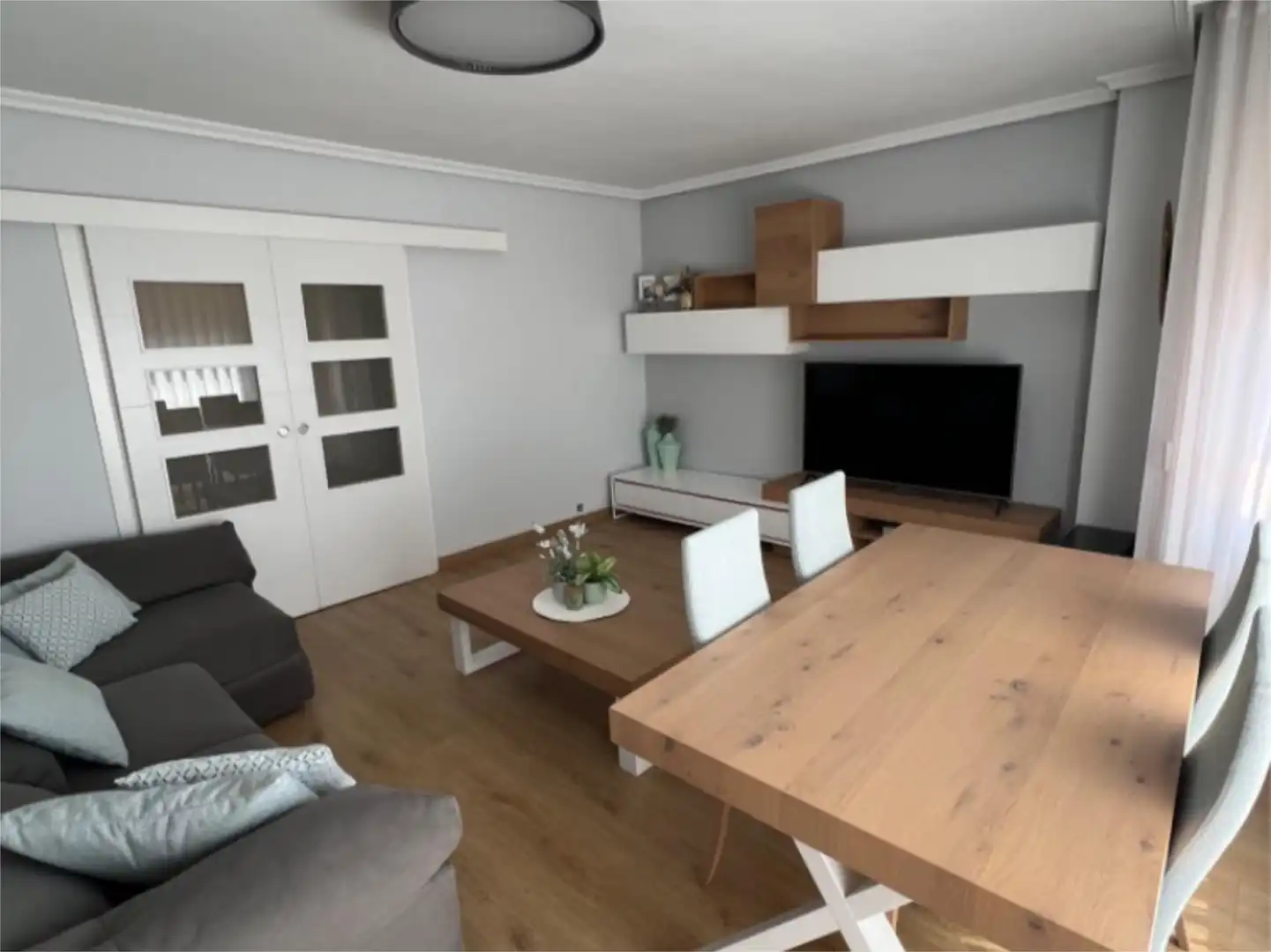 Wohnung zum Verkauf in Carrer de Santa Teresa, 14, Sant Joan de Moró Wohnzimmer von Wohnung zum Verkauf in Sant Joan de Moró mit Klimaanlage
