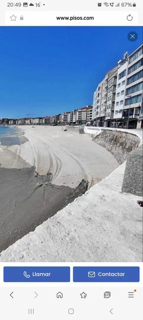 Vista exterior de Pis de lloguer en Sanxenxo amb Calefacció, Jardí privat i Terrassa