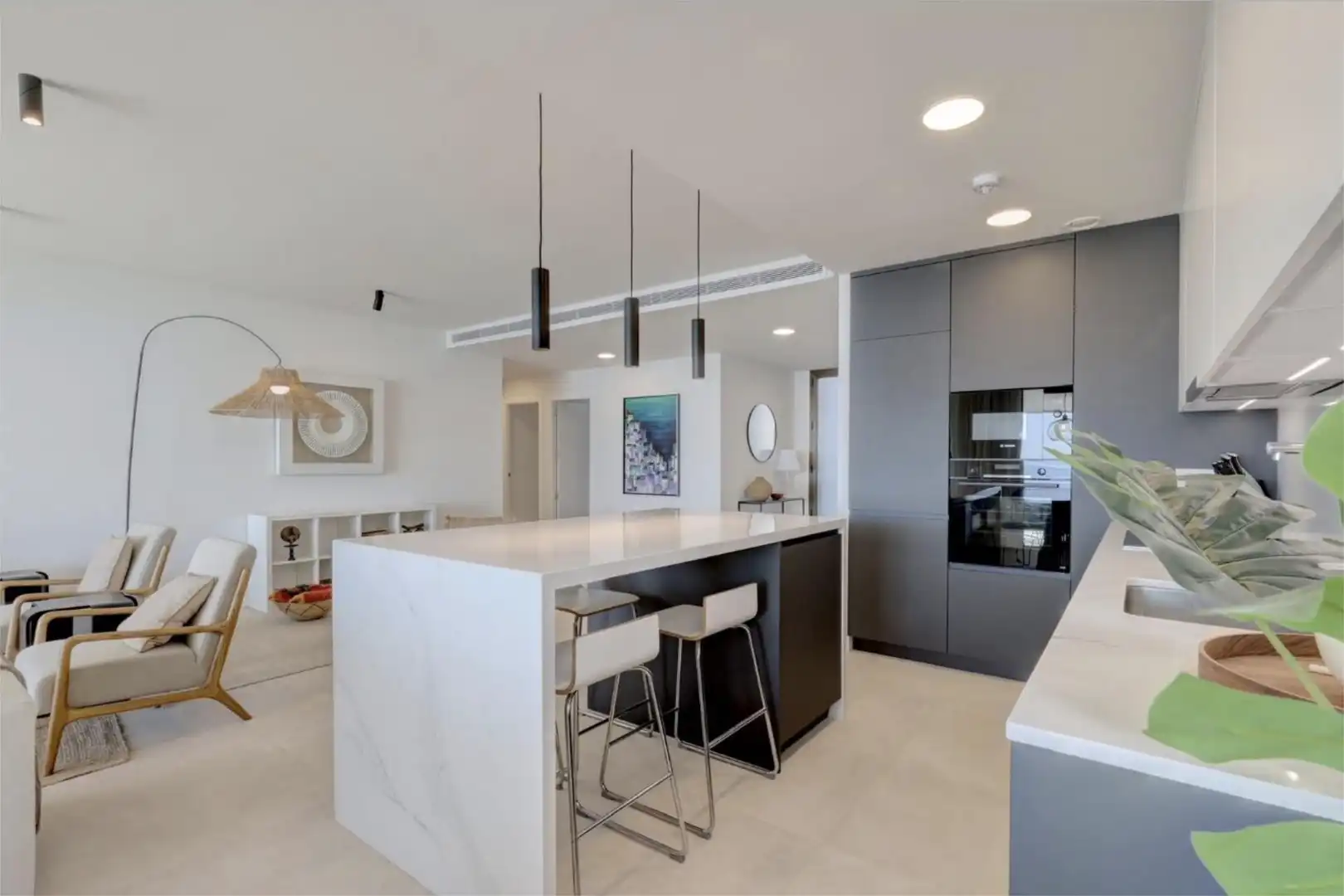 Apartament de lloguer a Urbanizacion Camarate Golf, 8, Casares Cuina de Apartament de lloguer en Casares amb Aire condicionat, Terrassa i Piscina