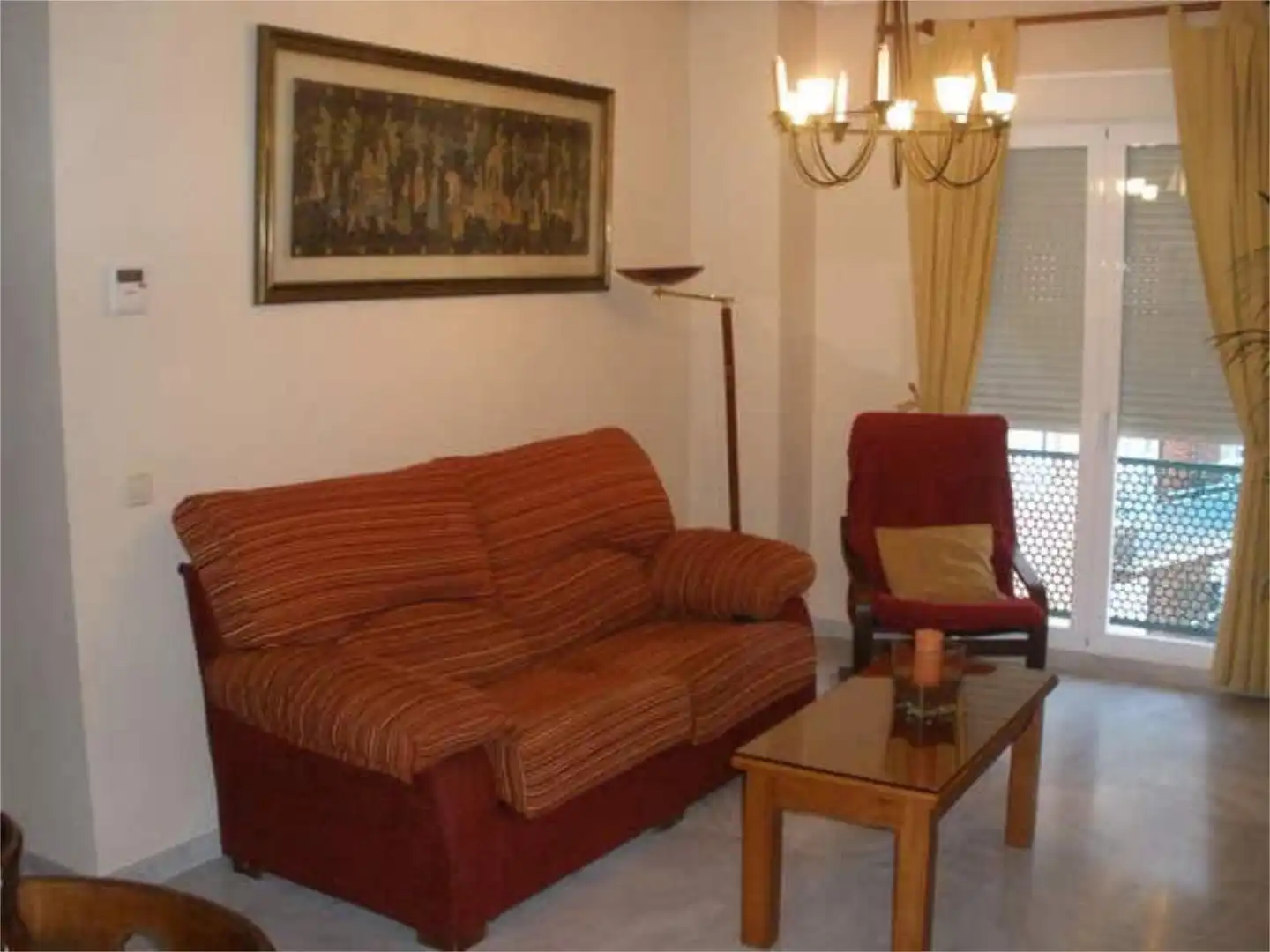 Sala de estar de Piso de alquiler en  Sevilla Capital con Calefacción, Terraza y Trastero