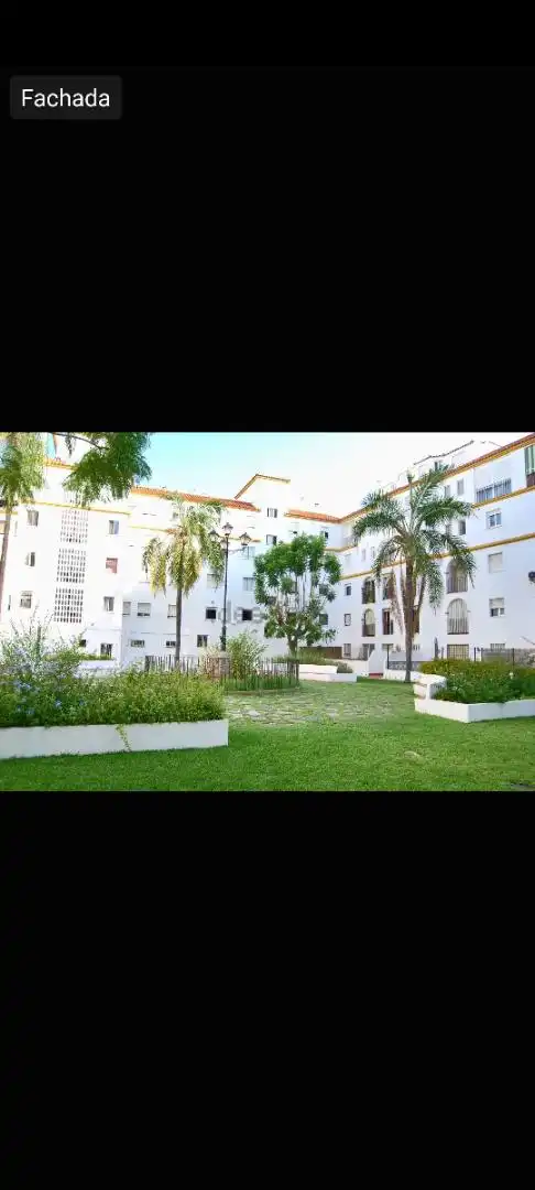 Flat for sale in Calle Luis Buñuel, 15, Huerta Nueva Exterior view of Flat for sale in Estepona with Private garden, Terrace and Swimming Pool