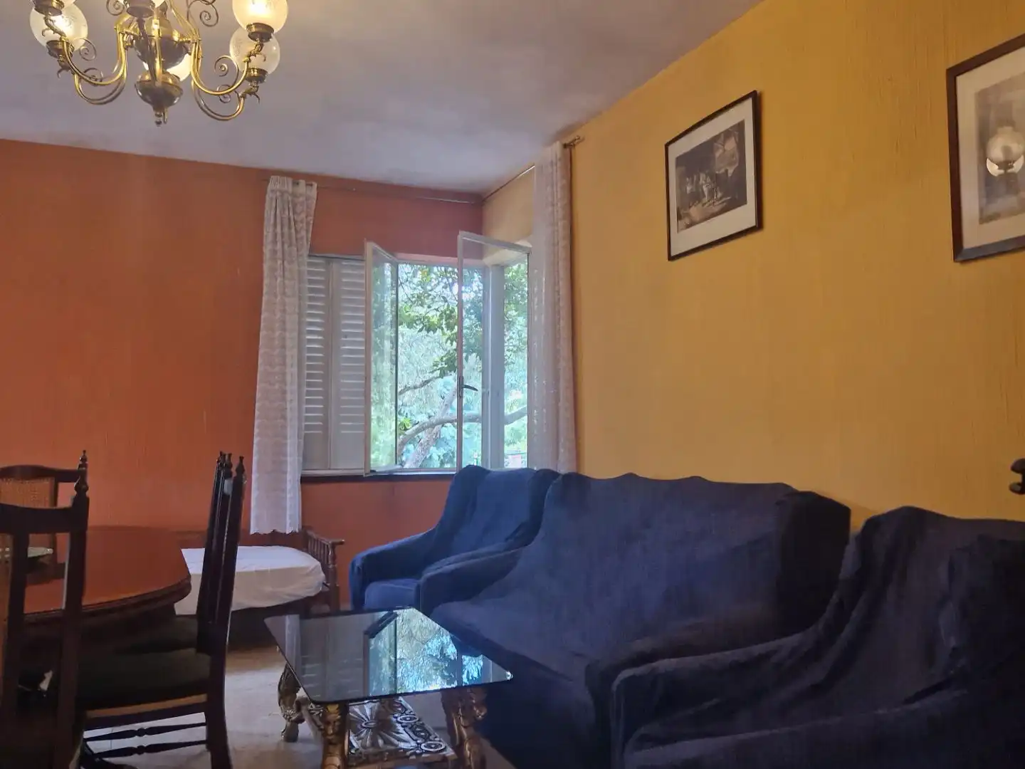 Sala de estar de Casa o chalet de alquiler en La Adrada  con Calefacción, Jardín privado y Terraza