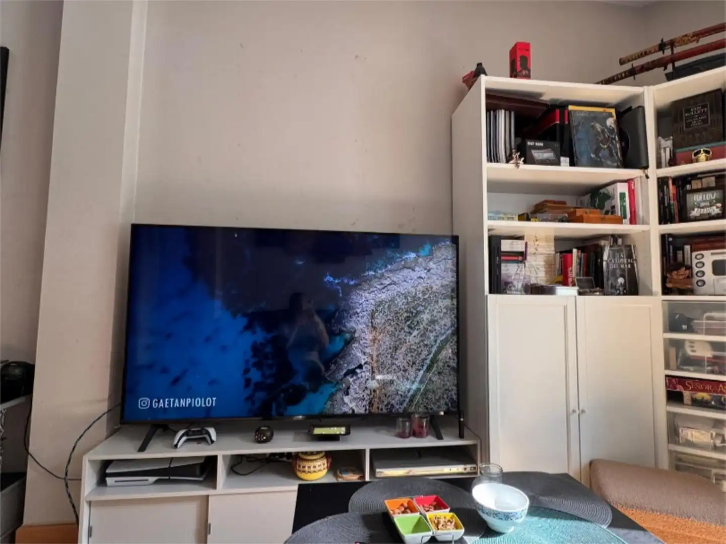 Piso en venta en Calle de Juan Martín El Empecinado, 6, Palos de Moguer Sala de estar de Piso en venta en Madrid con Aire acondicionado, Amueblado y Balcón
