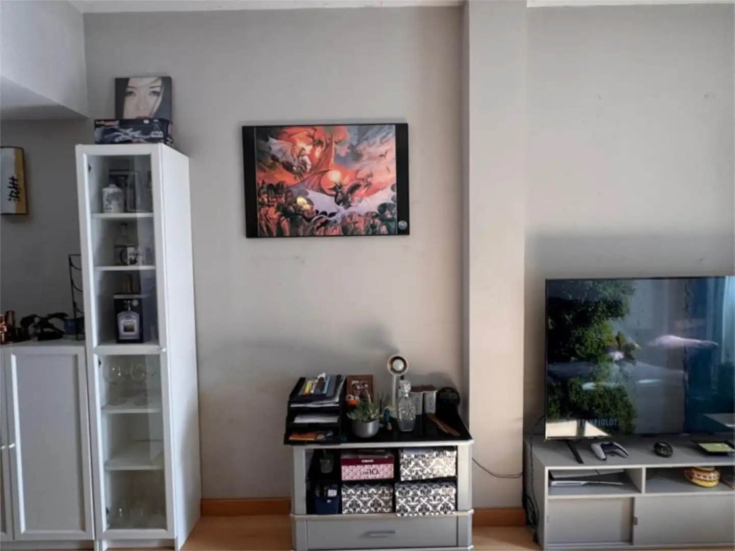 Piso en venta en Calle de Juan Martín El Empecinado, 6, Palos de Moguer Sala de estar de Piso en venta en Madrid con Aire acondicionado, Amueblado y Balcón