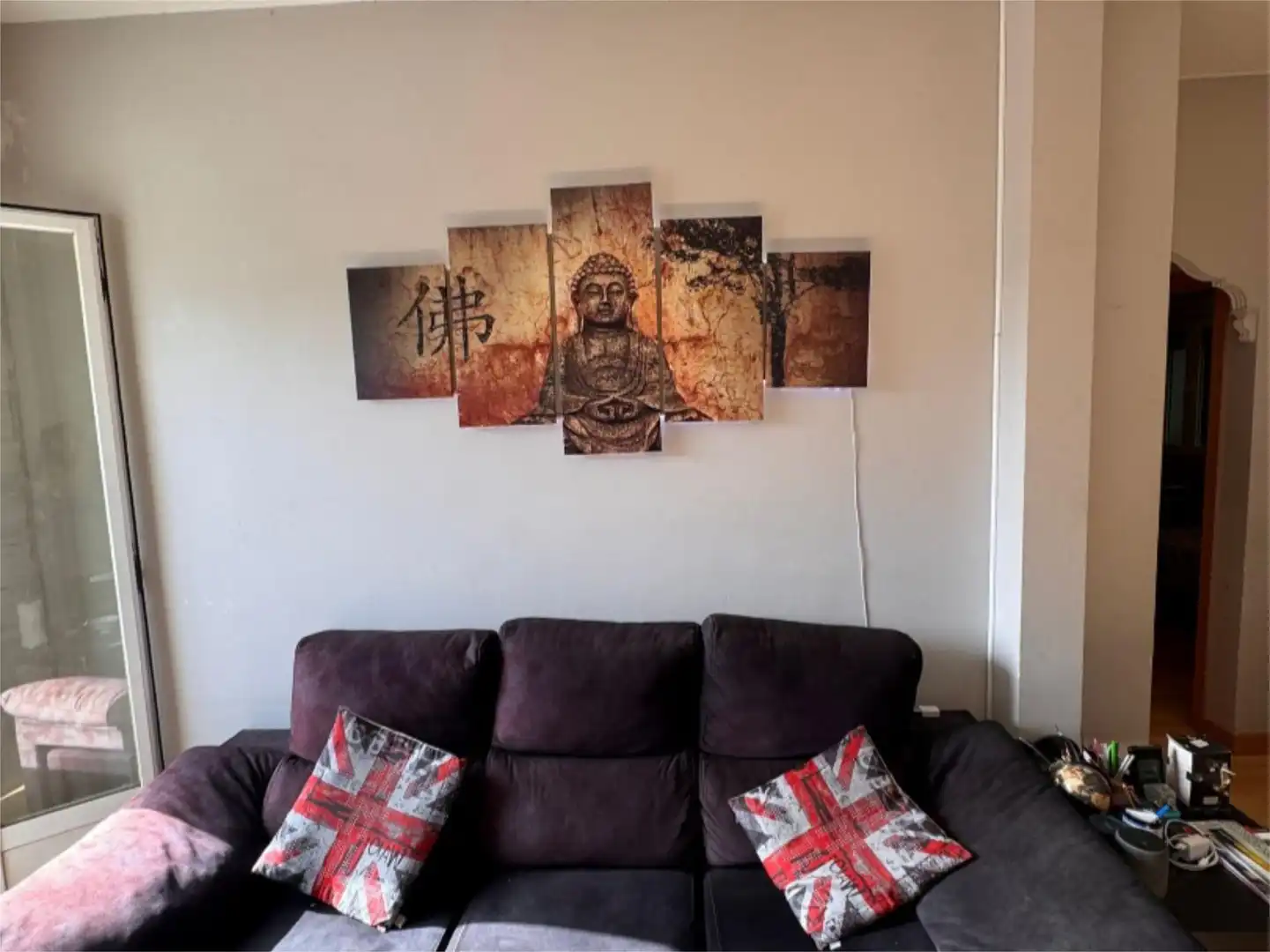Piso en venta en Calle de Juan Martín El Empecinado, 6, Palos de Moguer Sala de estar de Piso en venta en Madrid con Aire acondicionado, Amueblado y Balcón