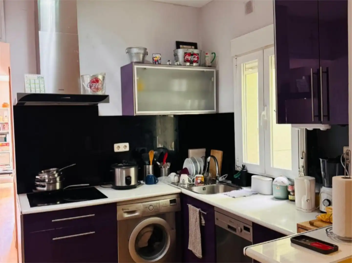 Piso en venta en Calle de Juan Martín El Empecinado, 6, Palos de Moguer Cocina de Piso en venta en Madrid con Aire acondicionado, Amueblado y Balcón