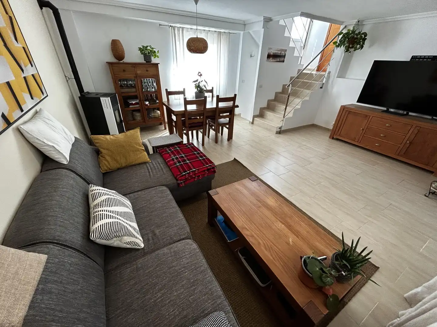 Wohnung zum Verkauf in Carrer Dinamarca, 20, Voramar Wohnzimmer von Wohnung zum Verkauf in Benicasim / Benicàssim mit Klimaanlage, Heizung und Privatgarten