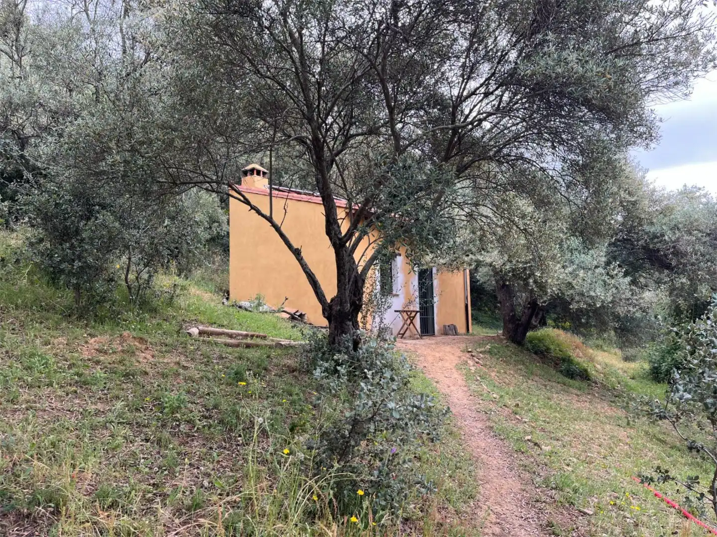 Vista exterior de Pis en venda en Alájar amb Calefacció, Jardí privat i Traster