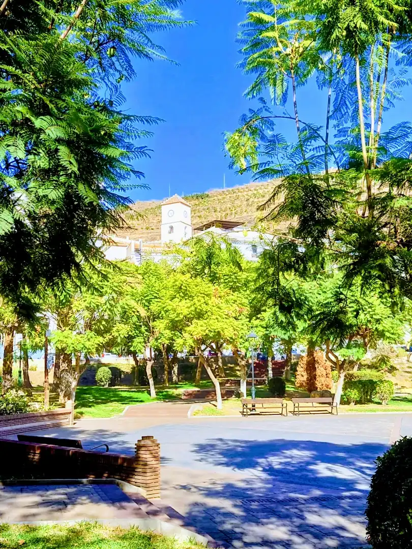 Vista exterior de Casa adosada en venda en Algarrobo amb Terrassa