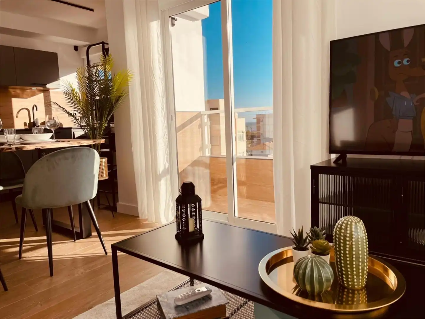 Sala de estar de Piso de alquiler en Vélez-Málaga con Aire acondicionado, Calefacción y Amueblado