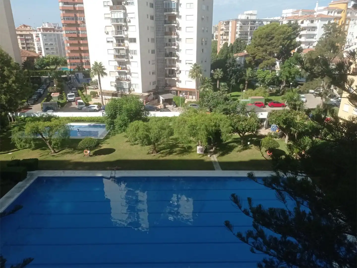 Piscina de Piso de alquiler en Fuengirola con Aire acondicionado, Terraza y Piscina