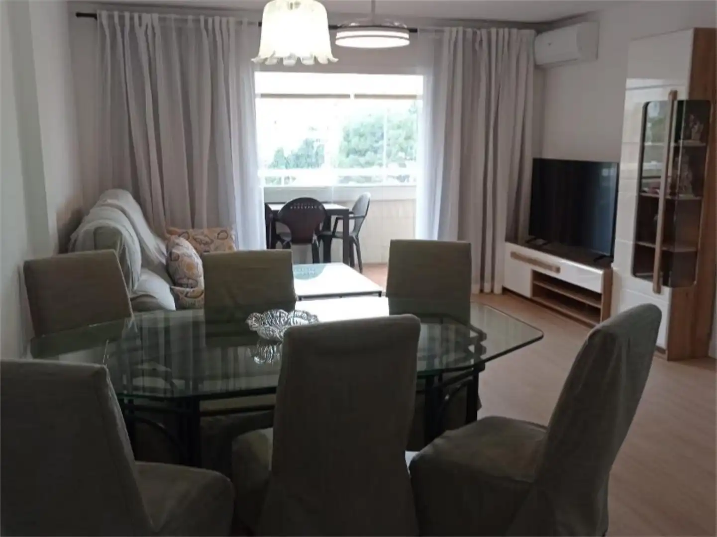 Esszimmer von Wohnung zur Miete in Fuengirola mit Klimaanlage, Parkett und Terrasse