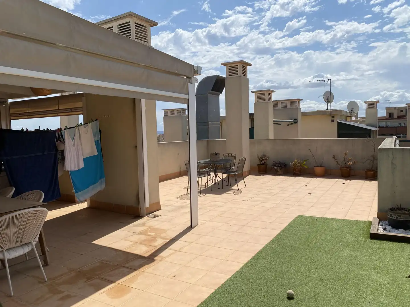 Terrace of Flat for rent in  Palma de Mallorca  with Air Conditioner, Terrace and Swimming Pool