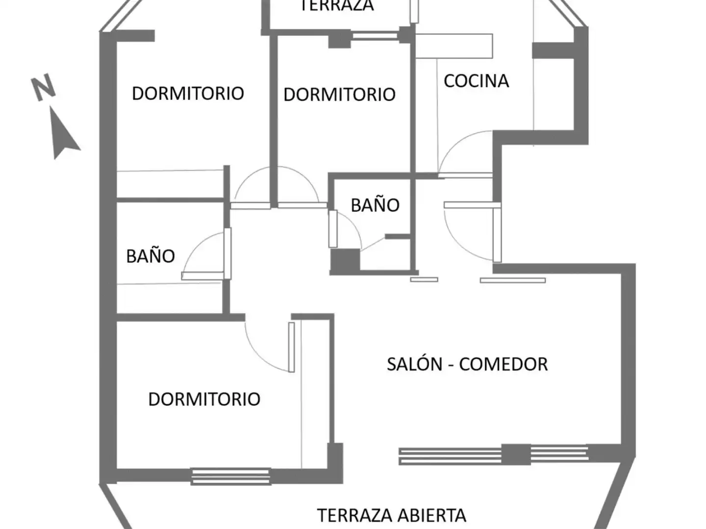 Flat for sale in  Madrid Capital  with Terrace and Balcony