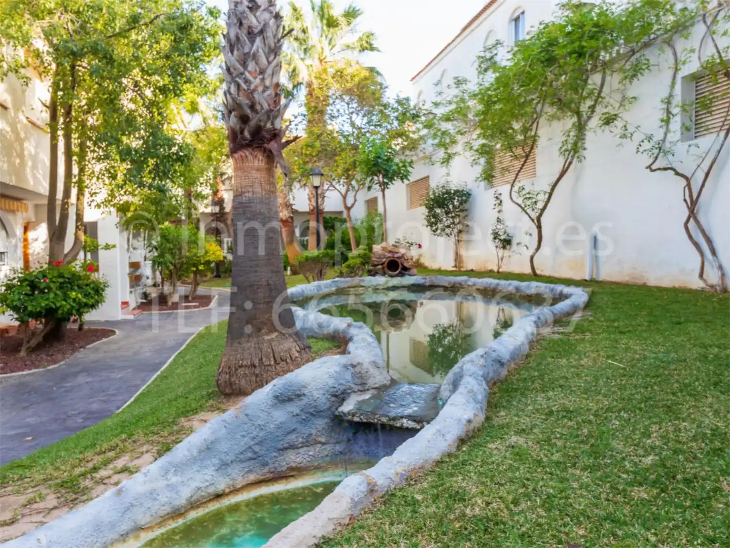 Casa adosada en venda a Avinguda del Carabasí, 4a, Novamar - Mediterráneo Jardí de Casa adosada en venda en Santa Pola amb Aire condicionat, Terrassa i Piscina