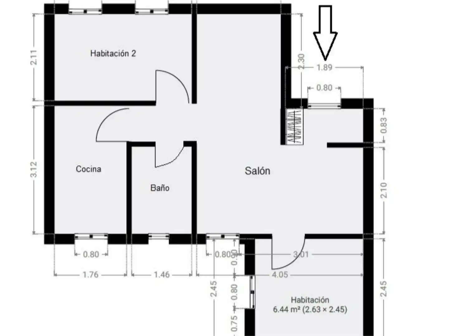 Wohnung zum Verkauf in Calle de Francisco Silvela, 104, Prosperidad Wohnung zum Verkauf in Madrid Capital mit Klimaanlage