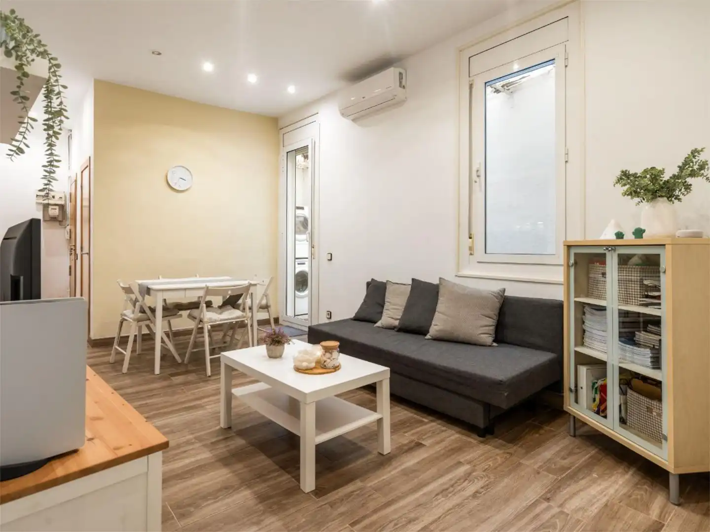 Sala d'estar de Pis en venda en  Barcelona Capital amb Aire condicionat