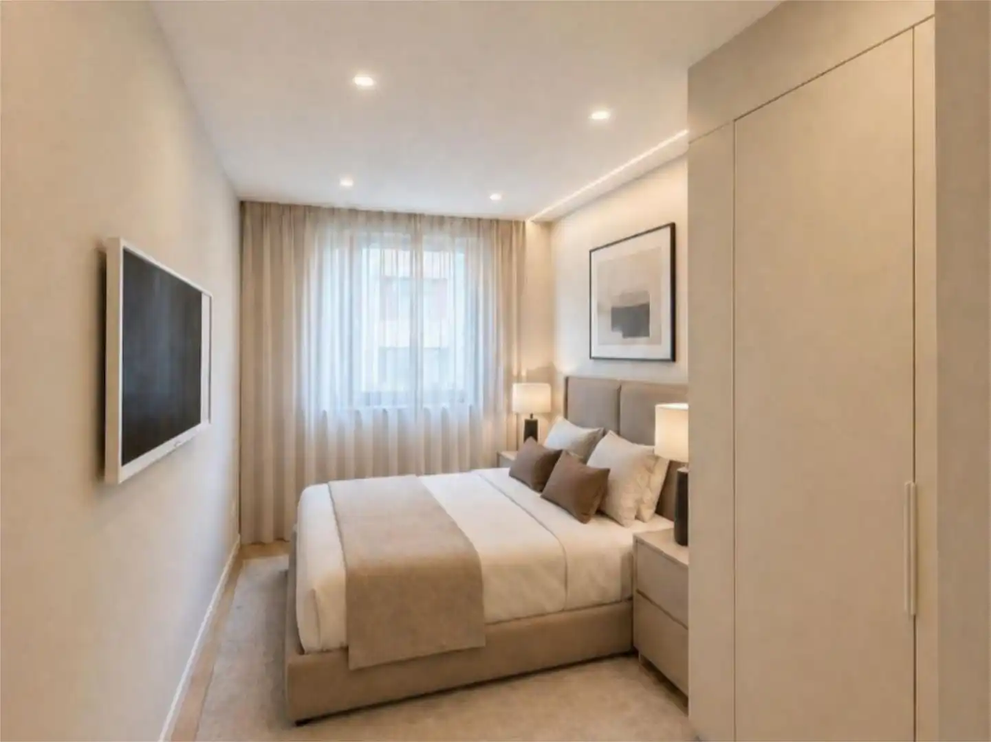 Apartments for rent in Carrer de Jordi Villalonga I Velasco, 2, Nord Bedroom of Apartments for rent in Palma de Mallorca with Air Conditioner