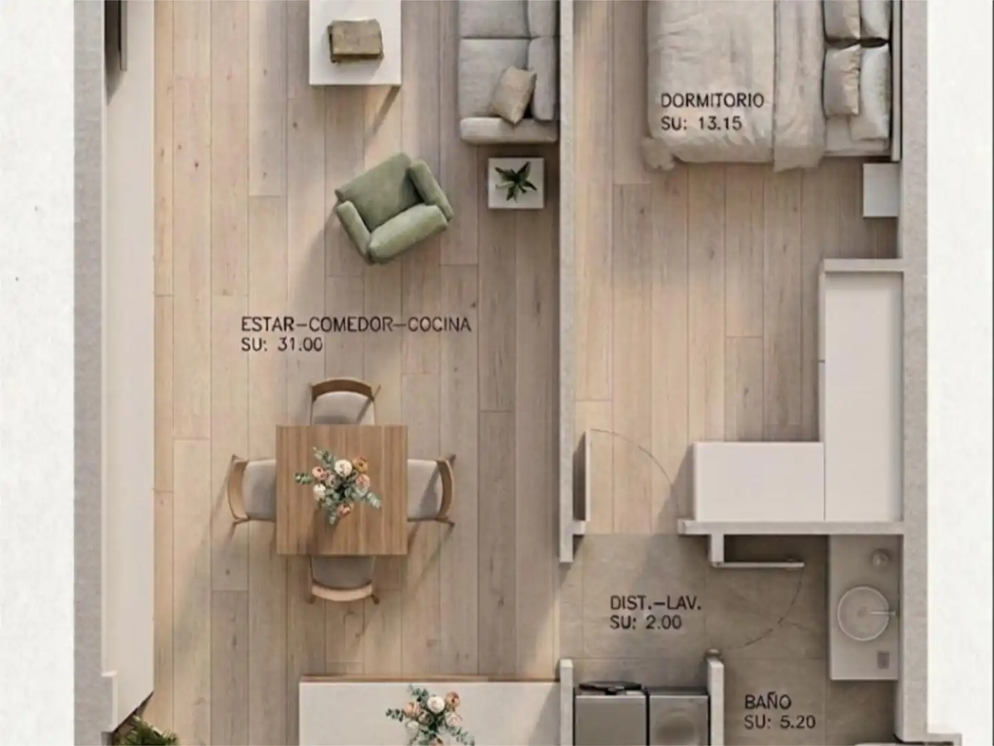 Dormitori de Apartament de lloguer en  Palma de Mallorca amb Aire condicionat, Calefacció i Parquet