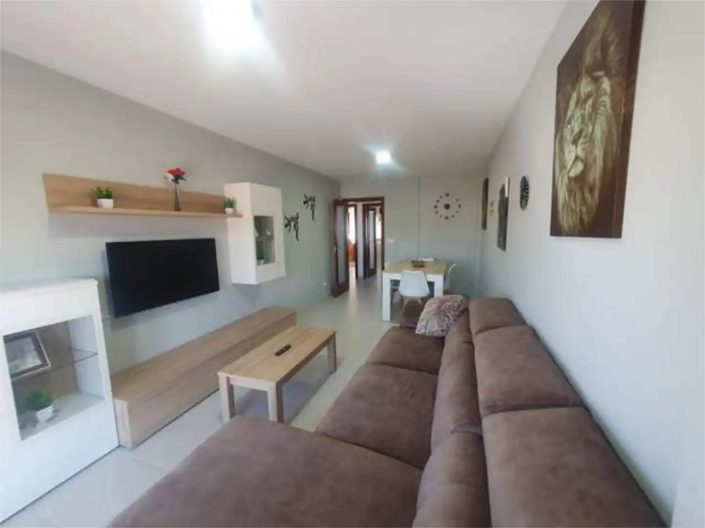 Sala de estar de Apartamento de alquiler en Ribeira con Trastero y Amueblado