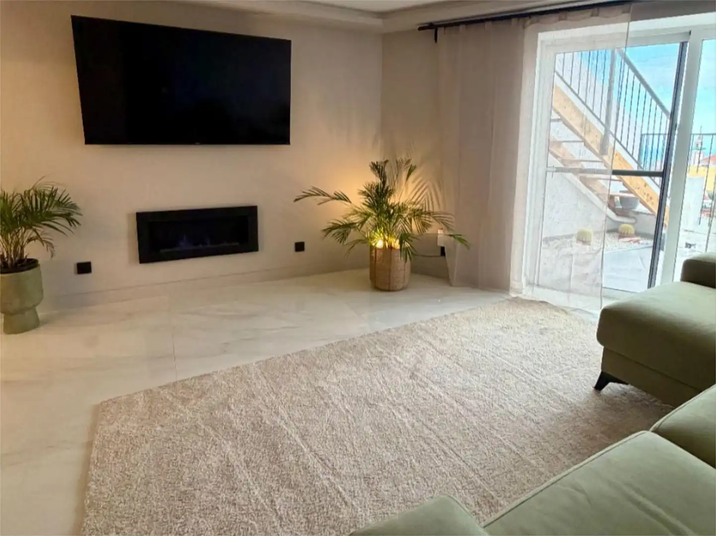 Piso en venta en Calle Cruz Verde, 23, Los Realejos pueblo Sala de estar de Piso en venta en Los Realejos con Calefacción, Jardín privado y Parquet