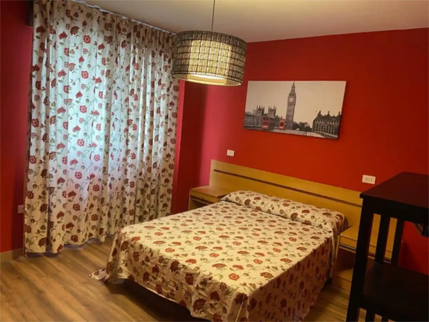 Schlafzimmer von Wohnung zur Miete in Burela mit Heizung, Terrasse und Möbliert