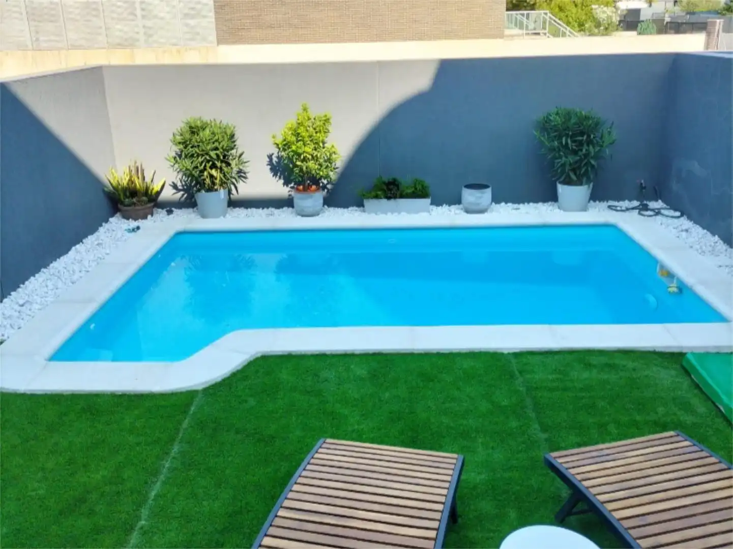 Swimming pool of Houses for rent in Torrejón de Ardoz  with Air Conditioner, Heating and Private garden