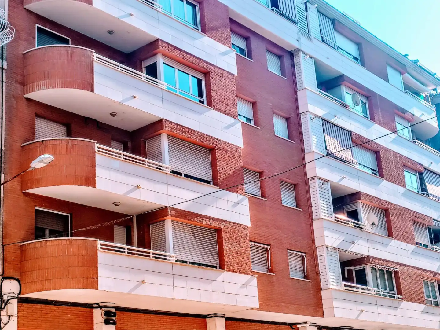 Exterior view of Flat for rent in  Lleida Capital  with Heating, Furnished and Oven
