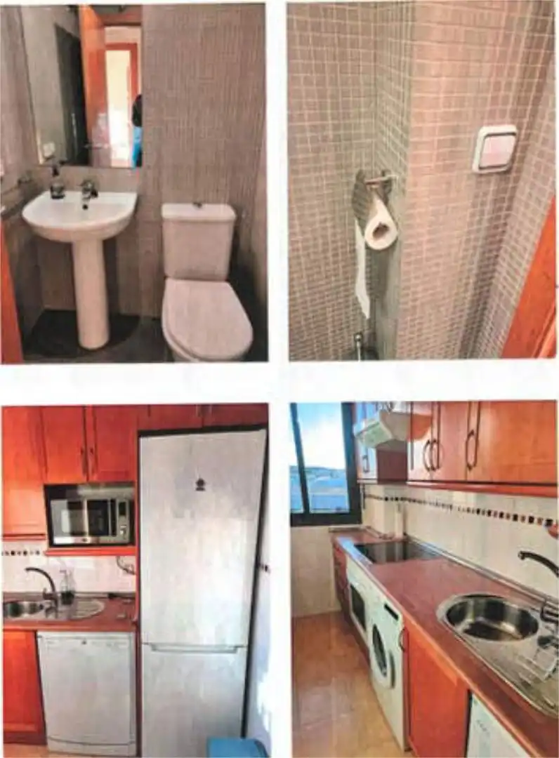 Apartamento de alquiler en El Torreón - Los Ángeles - El Pilar Baño de Apartamento de alquiler en Ciudad Real con Calefacción, Terraza y Piscina