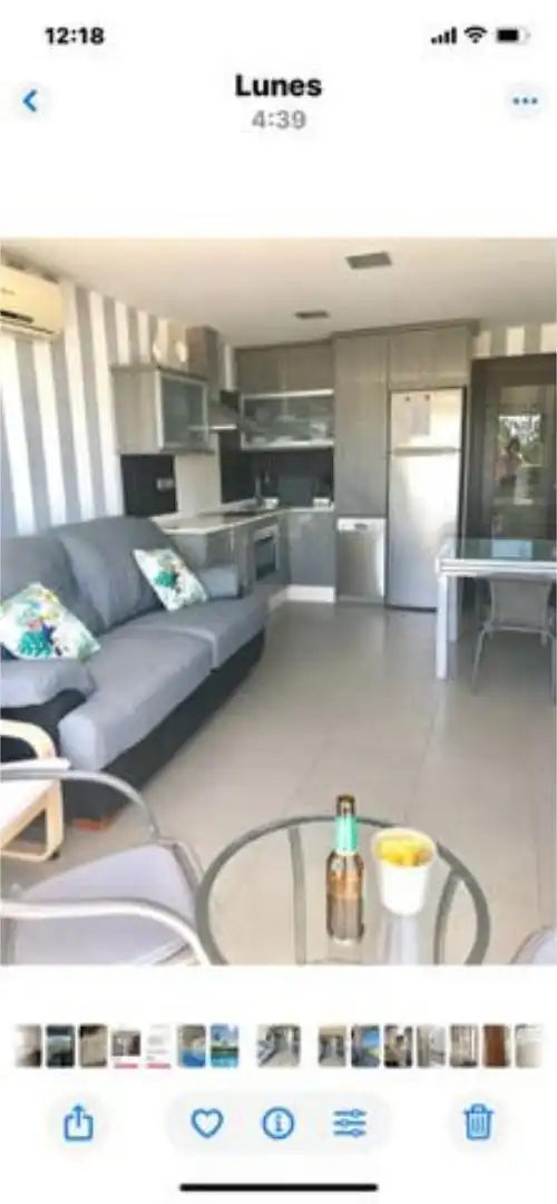 Living room of Study for rent in Santa Pola  with Heating, Private garden and Swimming Pool