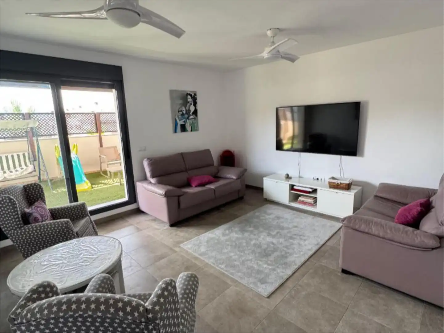 Wohnung zum Verkauf in Avenida de las Acacias, 14, Albolote Wohnzimmer von Wohnung zum Verkauf in Albolote mit Klimaanlage, Terrasse und Schwimmbad