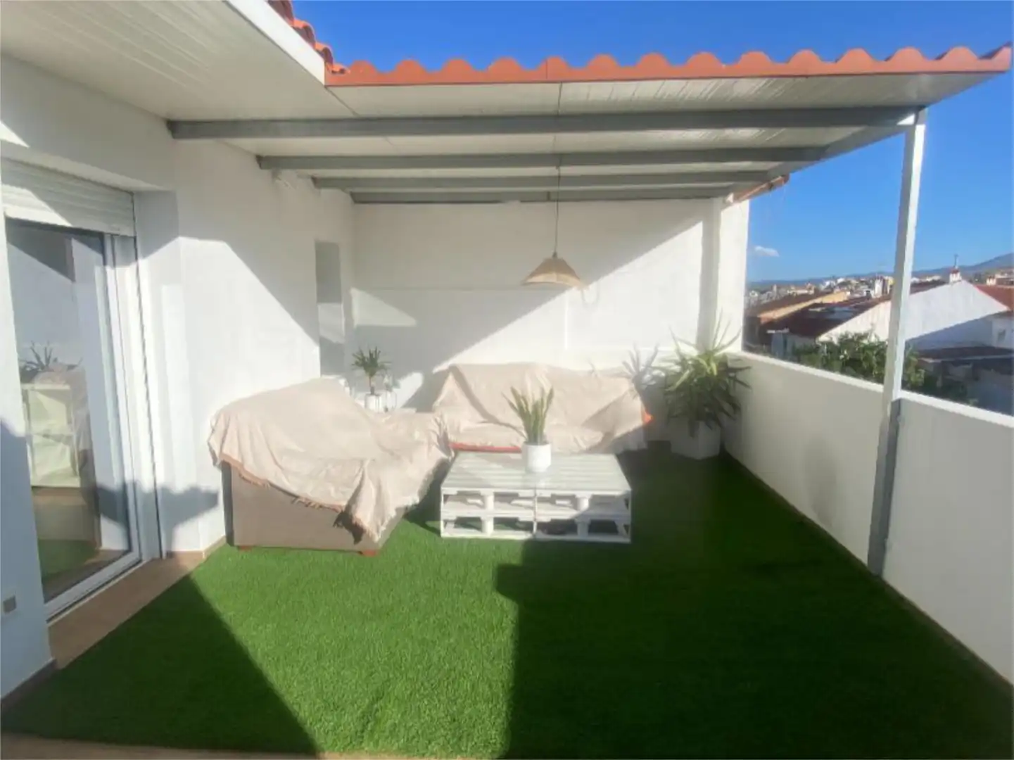 Terrace of Flat for rent in Baza  with Air Conditioner, Heating and Parquet flooring