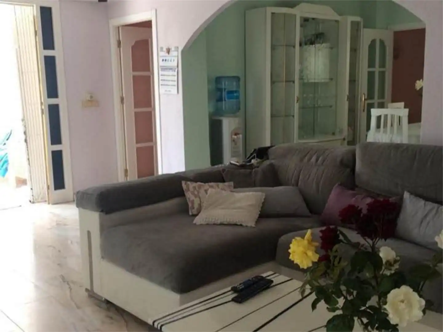 Living room of Flat for rent in Torrevieja  with Air Conditioner, Heating and Private garden