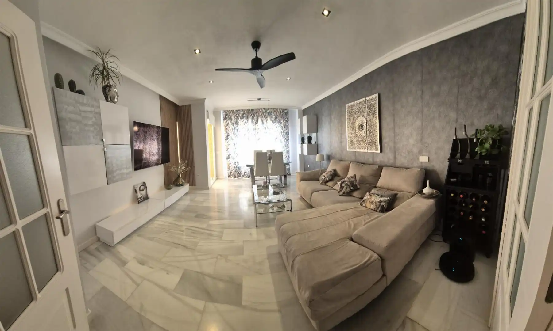 Wohnung zum Verkauf in Pasaje Pinillo Sur, 4, El Pinillo Wohnzimmer von Wohnung zum Verkauf in Torremolinos mit Klimaanlage, Terrasse und Schwimmbad