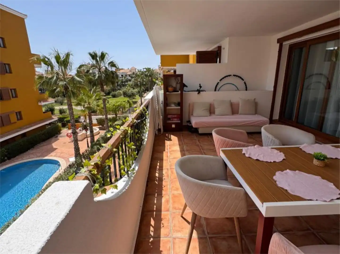 Wohnung zum Verkauf in Avenida de las Olas, 7, Punta Prima Terrasse von Wohnung zum Verkauf in Torrevieja mit Klimaanlage, Heizung und Parkett