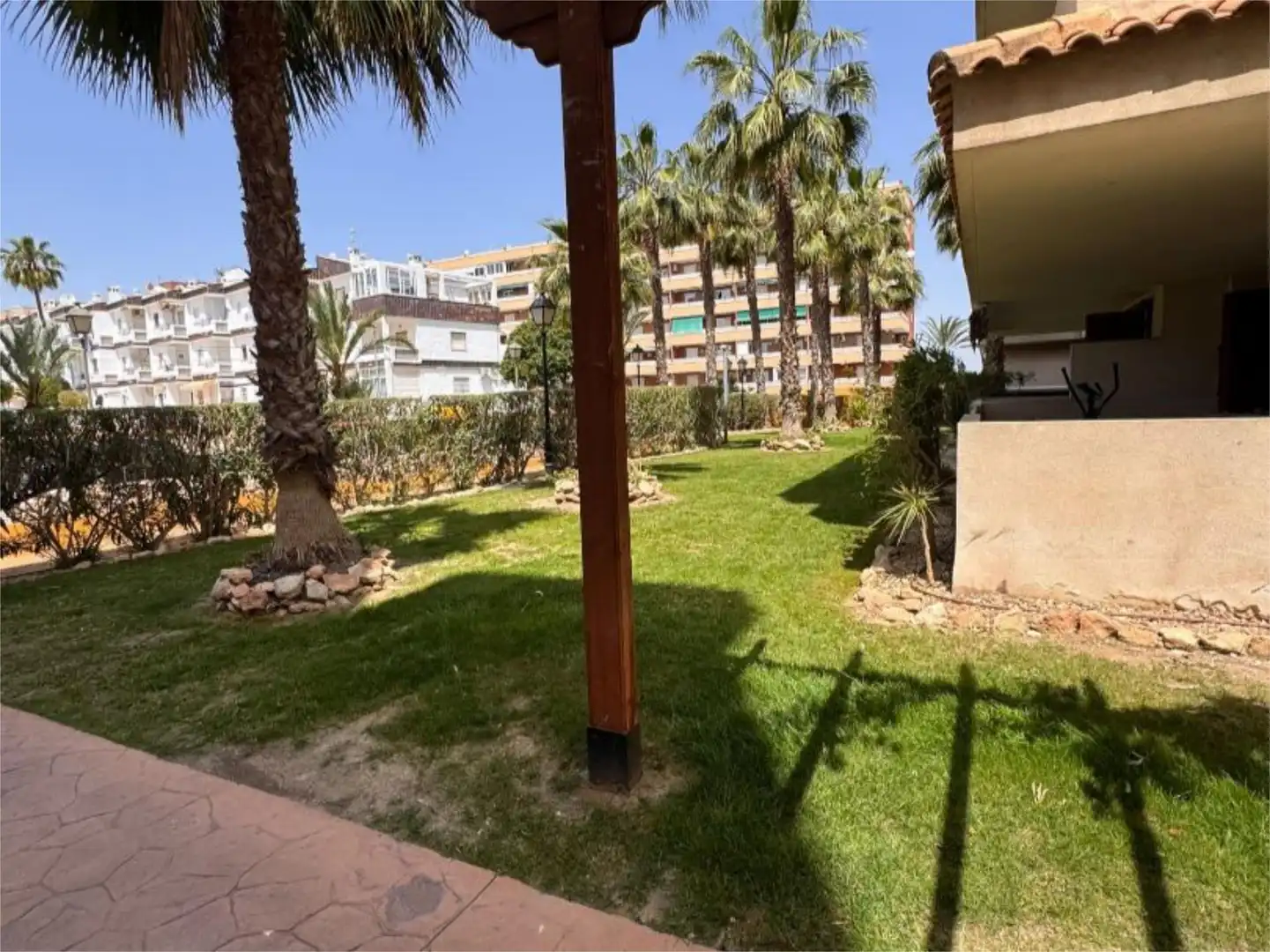 Wohnung zum Verkauf in Avenida de las Olas, 7, Punta Prima Garten von Wohnung zum Verkauf in Torrevieja mit Klimaanlage, Heizung und Parkett