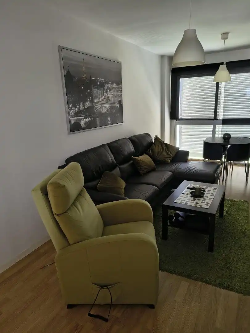 Sala de estar de Piso en venta en Alhendín con Aire acondicionado, Calefacción y Parquet