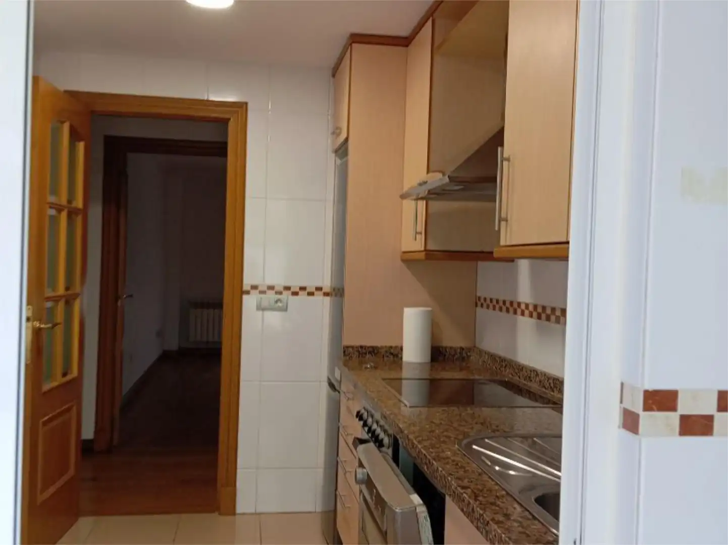 Küche von Wohnung zur Miete in Ferrol mit Heizung, Privatgarten und Parkett