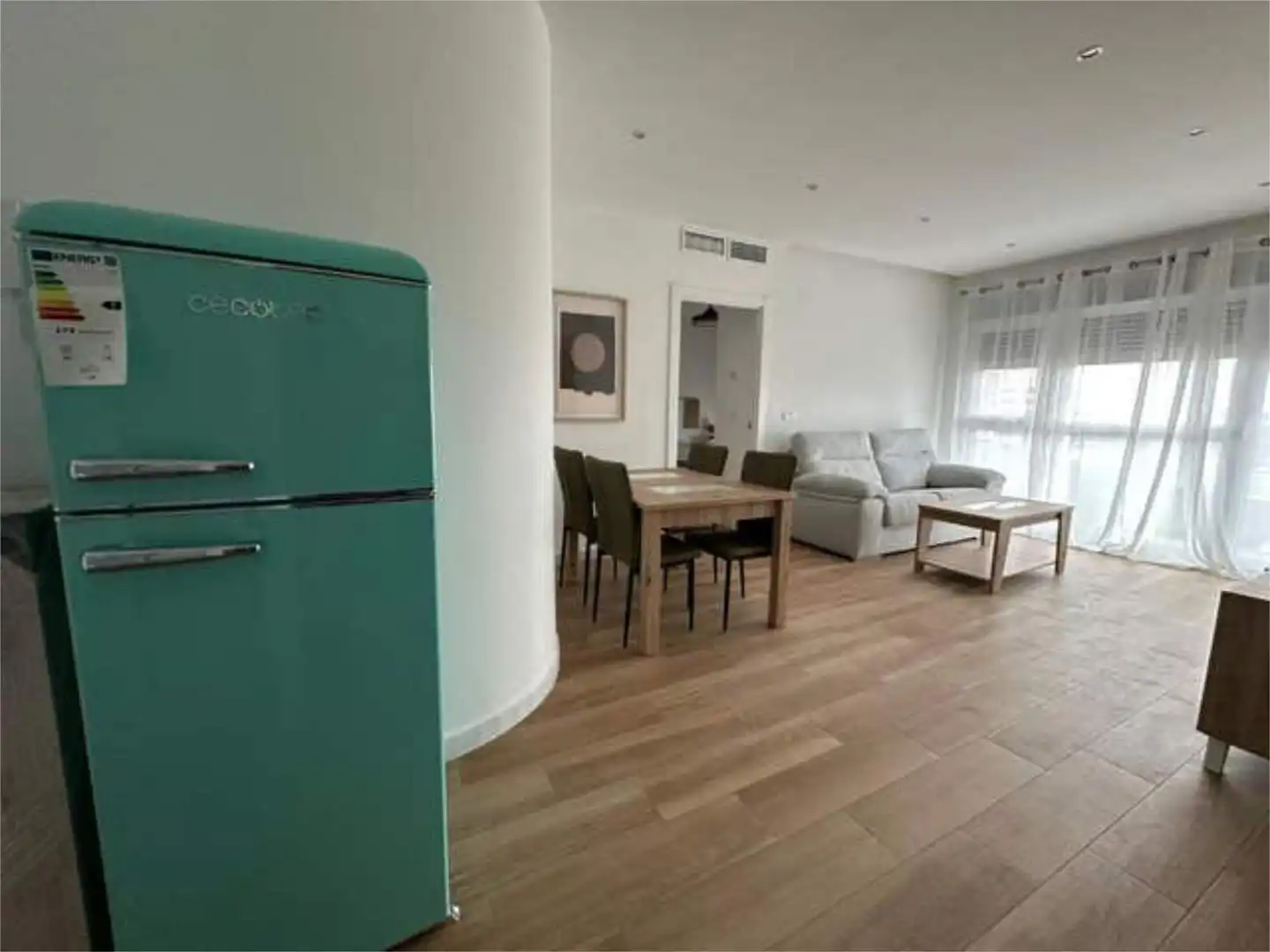Wohnzimmer von Wohnungen zur Miete in Badajoz Capital mit Terrasse, Schwimmbad und Möbliert