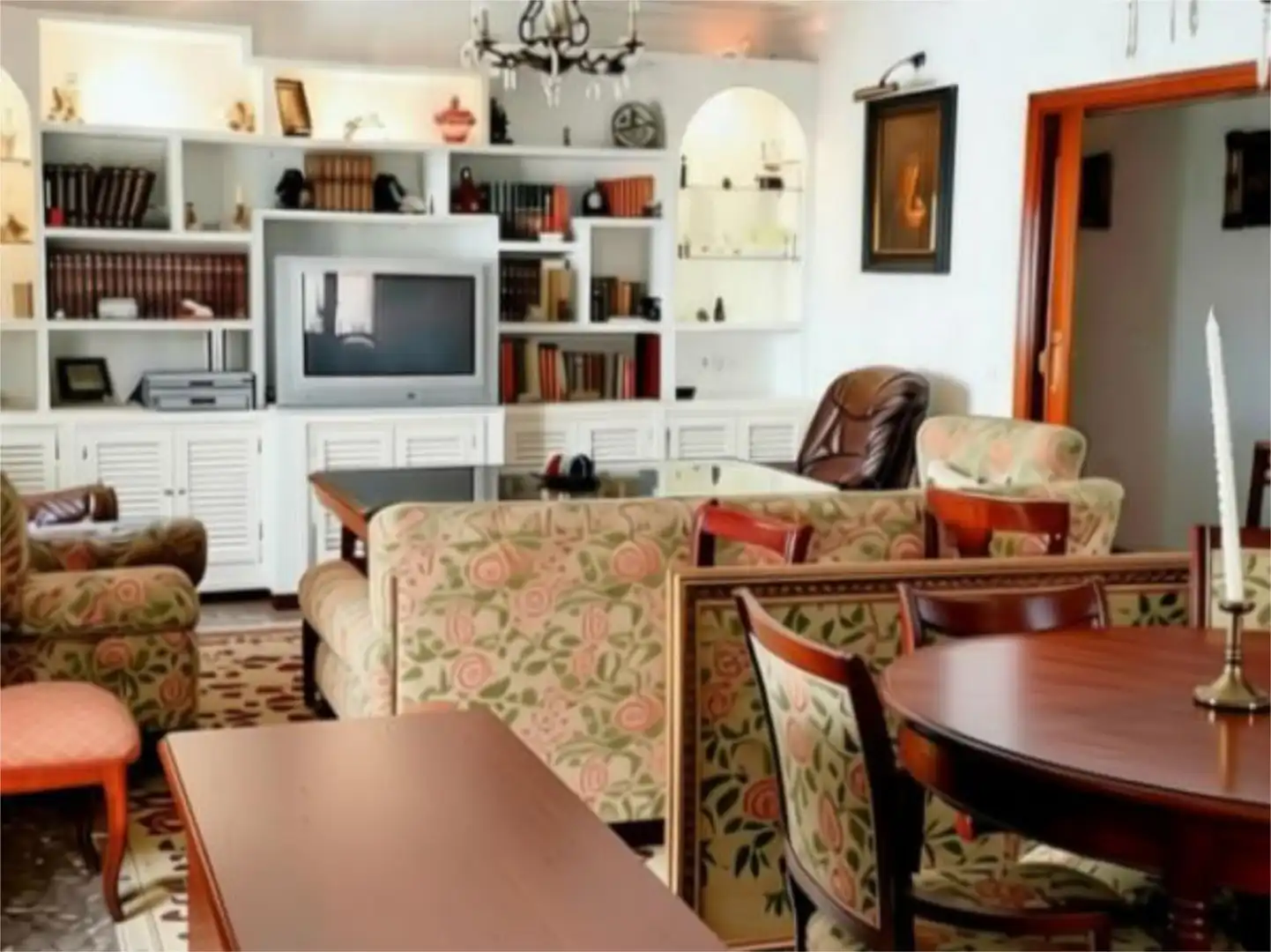 Flat for sale in Calle Esperanza, 2, Lora del Río Living room of Flat for sale in Lora del Río with Air Conditioner, Terrace and Balcony
