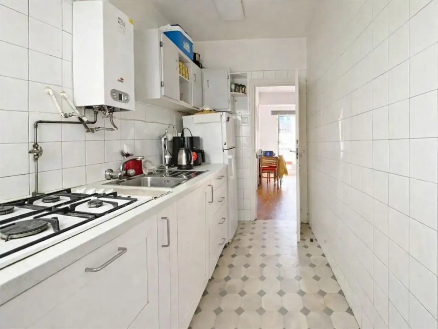 Flat for rent in Rúa Cordelería, 12, Monte Alto - Zalaeta - Atocha Kitchen of Flat for rent in A Coruña Capital with Parquet flooring, Terrace and Furnished